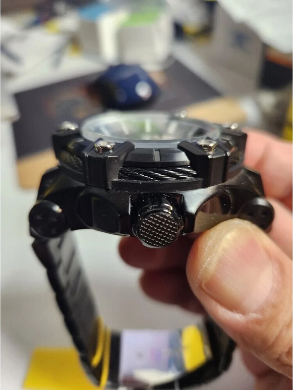 invicta Bolt Phantom Automatic Men's Watch - 52mm, Black (49059)